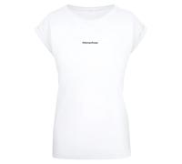 T-shirt femme Merchcode Strong As A Woman Blanc XS