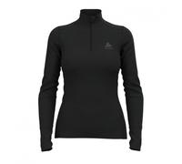 Odlo - Women's BL Top Turtle Neck L/S Half Zip Merino 2 - Sous-vêtement mérinos - M - black