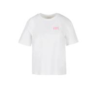 Miss Tee T-shirt 'All We Need Is Love' blanc, Taille M