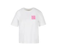 Mister Tee T-shirt 'Bad Babes Club' gris / rose / rose / blanc, Taille L