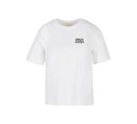 Miss Tee Cute But Psycho Short Sleeve T-shirt Blanc 3XL Homme