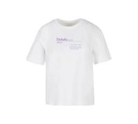 T-shirt femme Miss Tee Delulu Definition Blanc 5XL
