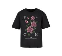 T-shirt femme Miss Tee F*cking Roses Noir M