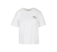 T-shirt femme Miss Tee Give A Damn Blanc S