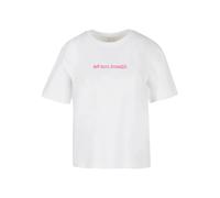Mister Tee T-shirt 'Hot Girl Dinner' gris argenté / rose / rouge / blanc, Taille XL
