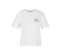 T-shirt femme Miss Tee Let Your Soul Blossom Blanc 2XL