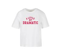 T-shirt femme Miss Tee Lil Dramatic Blanc XS