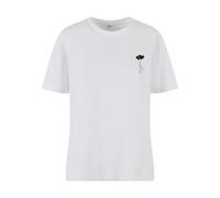 T-shirt femme Miss Tee Love In The Air EMB Blanc L