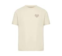 T-shirt femme Miss Tee Only Love Heart Blanc XL