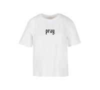 T-shirt femme Miss Tee Praying Hands Blanc M