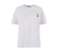 T-shirt femme Miss Tee Queen Card EMB Blanc 2XL