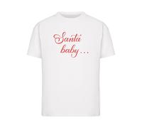 T-shirt femme Miss Tee Santa Baby Blanc S