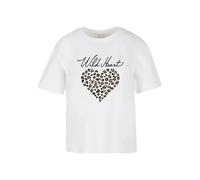 T-shirt femme Miss Tee Wild Heart Leo Blanc S