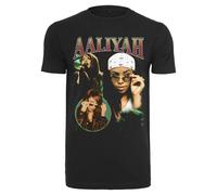 Mister Tee Aaliyah Retro Short Sleeve T-shirt Noir M Femme