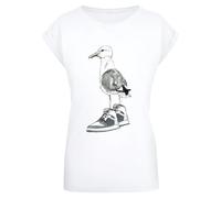 T-shirt femme Mister Tee Seagull Sneakers Blanc 4XL