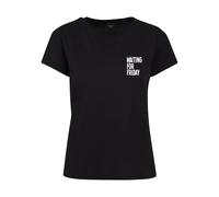 T-shirt femme Mister Tee waiting for friday box Blanc L