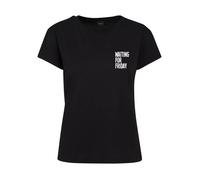 T-shirt femme Mister Tee waiting for friday box - noir XL