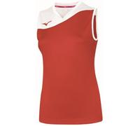 T-shirt femme Mizuno Authentic Myou - rouge/blanc - L XXL