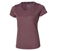 T-shirt femme Mizuno Core Runbird Marron S