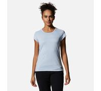 T-shirt Mountain Hardwear Mighty Stripe manche courte bleu clair femme - XS