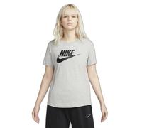 Nike T-shirt femme W NSW Club SS Tee ICN Ftra Gris foncé chiné/Noir DX7906-063 M