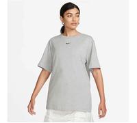 Nike Women's Shirt W NSW Tee Essntl Lbr, DK Grey Heather/Black, FD4149-063, M