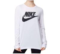 T-Shirt Femme Nike Wmns Essential Top LS Hbr Blanc - Multisport - Respirant XS