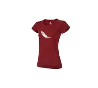 Ocun Classic Organic Feather Short Sleeve T-shirt Rouge L Femme