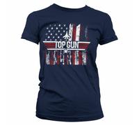 T-Shirt Femme Officiellement Licencié Top GUN - Amérique Tailles S-XXL