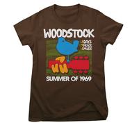 T-Shirt Femme Officiellement Licencié Woodstock - Été De 1969