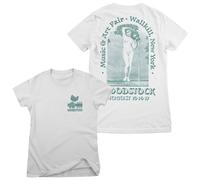 T-Shirt Femme Officiellement Licencié Woodstock - Fête De La Musique Et De L'Art