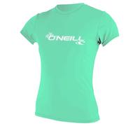 O'Neill Rash Guard Basic Skins Sun Manches courtes Bleu L Femme