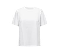 Only – T-shirt femme Onlonly S/S Tee JRS Noos – Blanc – Taille L (EU)
