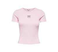 ONLY T-shirt 'ONLElva June' rose / rouge carmin, Taille XL