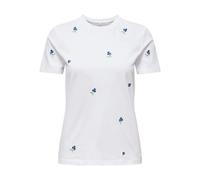Only T-shirt ONLKETTY indigo/vert/blanc Taille M