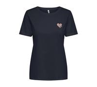T-shirt femme Only Kita Life Bleu S