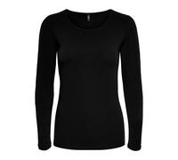Only T-shirt ONLLive Love – manches longues, col rond, noir – Taille S