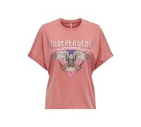 T-shirt femme Only Lucy Life Rose L