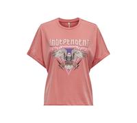 T-shirt femme Only Lucy Life Rose S