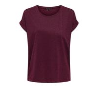 Only Top Onlmoster paillettes manches courtes Chocolate Truffle Taille S