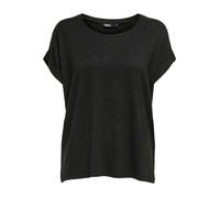 T-shirt femme - Only - Moster - Manches courtes - Col rond - Gris foncé mélangé L