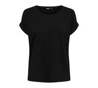 T-shirt femme Only Moster manches courtes col rond Noir M