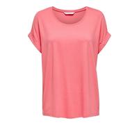 T-shirt femme Only Moster manches courtes col rond Rose XS