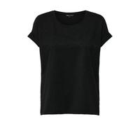Only Top Onlmoster Glitter manches courtes Femme Noir Taille L EU