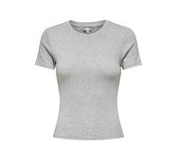 ONLY T-shirt 'ONLRiley' gris clair, Taille L