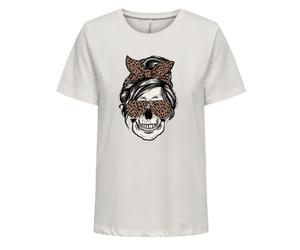 T-shirt femme Only Stella Life Blanc L