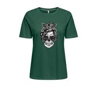 T-shirt femme Only Stella Skull Vert S