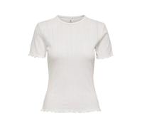 T-shirt femme Only Tenna Blanc S