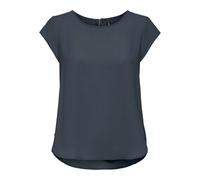 ONLY Onlvic S/S Solid Top Noos Ptm Haut, Bleu Gris, 38 Femmes