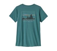 Patagonia T-Shirt pour Dames Capilene Cool Daily Graphic bleue
